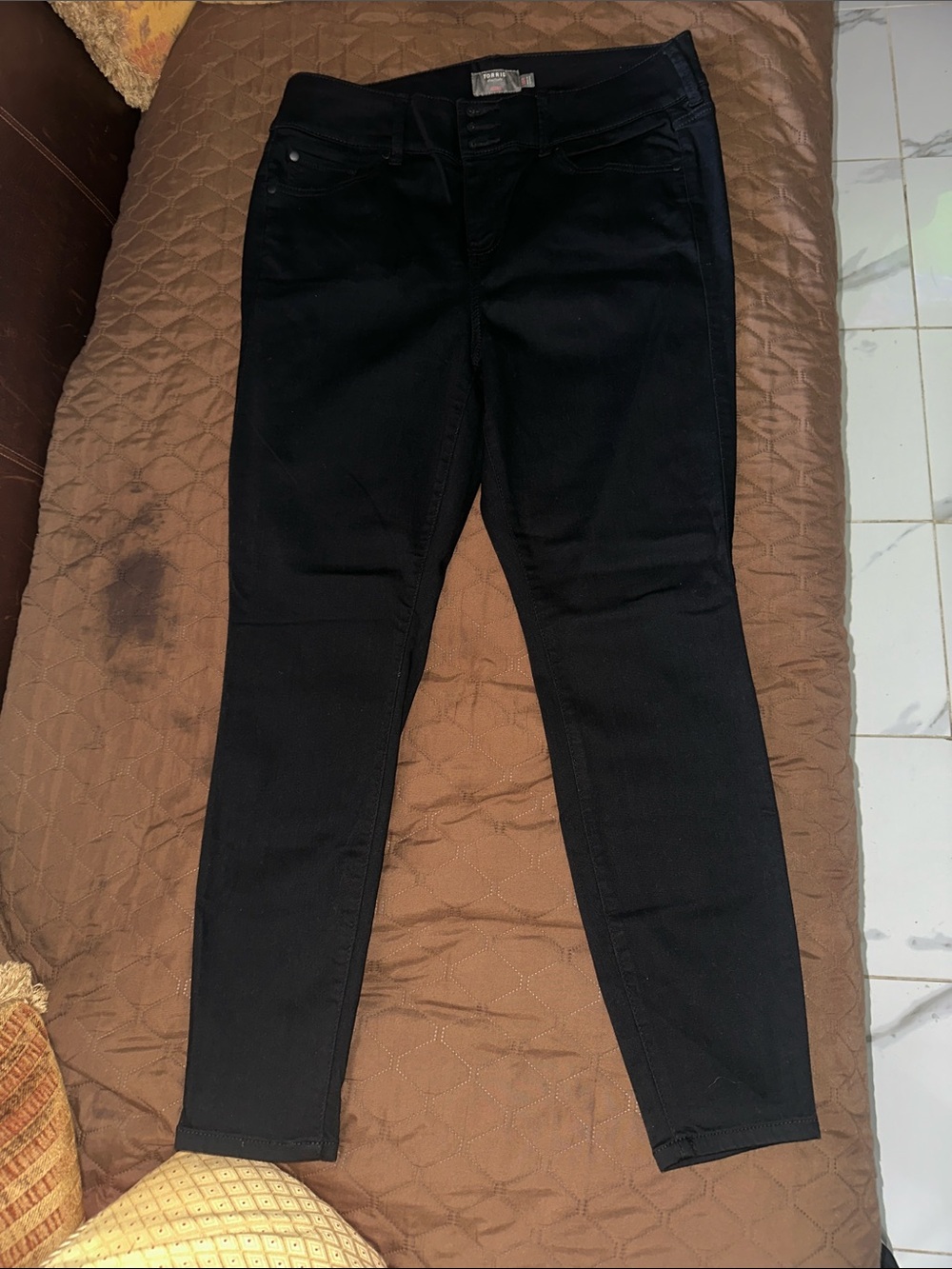 torrid Black High-Rise Skinny Jeans